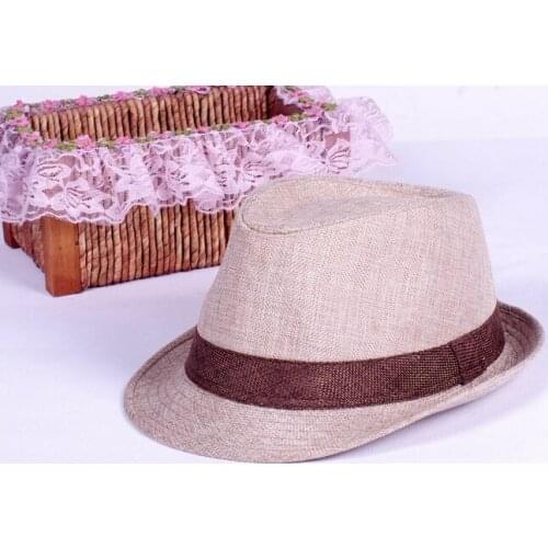 Fashion British Men Jazz Cap Hat Spring Autumn Female Cap Unisex Sun Straw Beach Hat