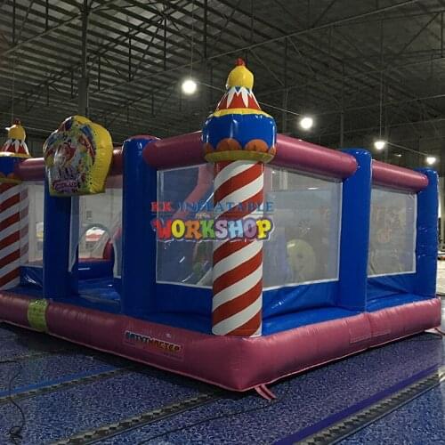PVC small inflatable bouncy slide castle for kids inflatable bouncer house