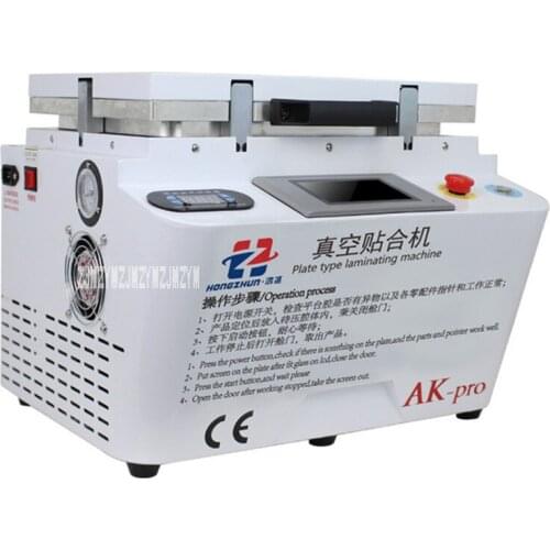 New Hot Plate type laminating machine OCA laminating machine AK-pro the upper and lower plate heating Vacuum laminating machine