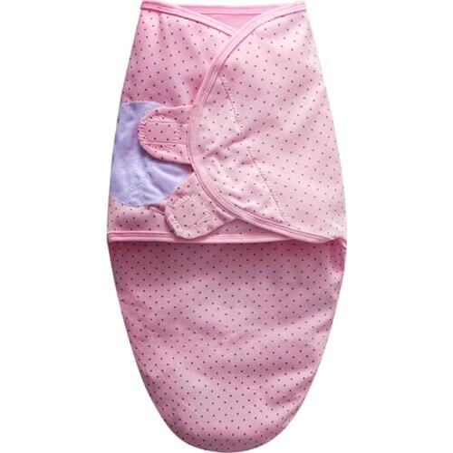 Baby sleeping bag newborn envelope cocoon wrap swaddle soft 100% cotton 0-6 months sleep blanket