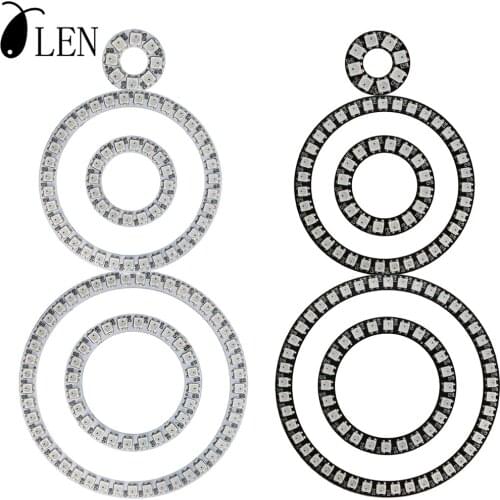 WS2812B WS2812 RGB Leds Pixel Ring Addressable 8/16/24/35/45 Led Modules WS2812 IC Full Color Round Led Circle DC5V