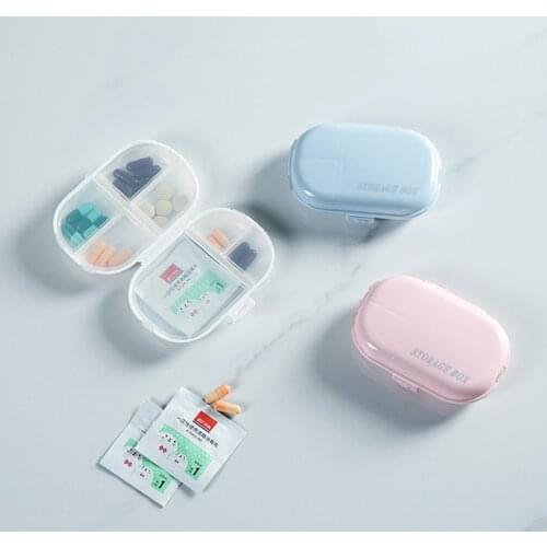 Portable Seal Pill Case Dispenser For Storage 7 Independent Lattice Medicine Pills Box Organizer Weekly Jewelry Tablets Box