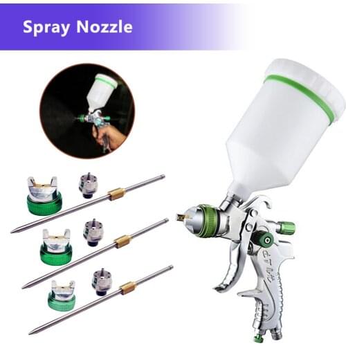 Professional HVLP 600ML 1.4/1.7/2.0mm Nozzle Gravity Pneumatic Air Paint Spay Gun For Car Auto Repair Tool Painting Kit