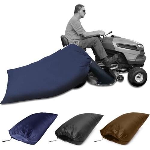 Foldable Lawn Tractor Riding Mower Leaf Storage Bag Garden Cleaning Waste Pouch