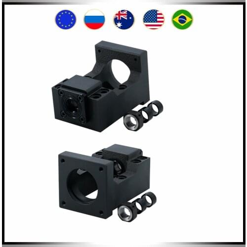 Steel Step servo motor Brackets HM10-57 HM10-60 HM12-57 HM12-60 HM15-57 HM15-60 motor mount for ball screw