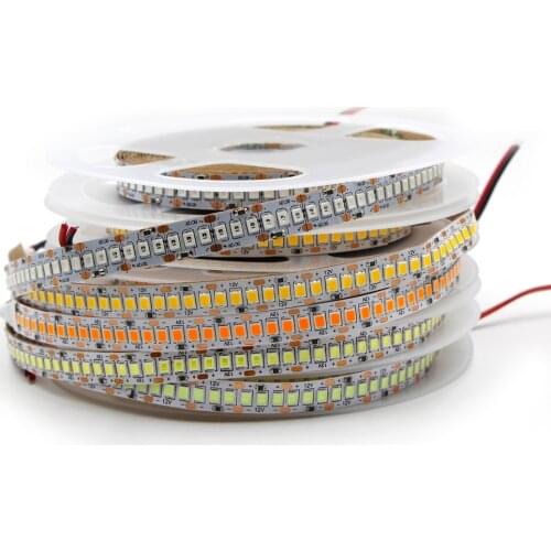5m LED Strip light 2835 SMD 240LED/m 12V IP20/IP65 Waterproof 234LED/m Flexible LED Light White RGB Orange ice blue Stripe Rope