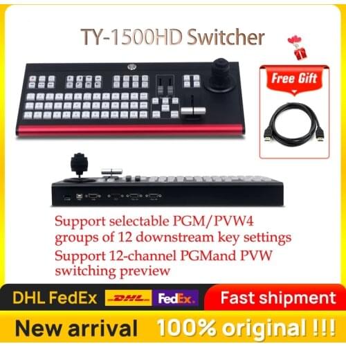 TY-1500HD Control Panel of Vmix Video Mixer Recording Equipment Video Switcher for New Media Live Youtube Ins TV PK Livepro Atem
