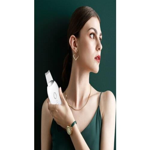 Ultrasound Therapy Skin Scrubber Ultrasonic Face Pore Cleaner Galvanic Ion Spa Beauty Device Facial Massager Face Lift Machine