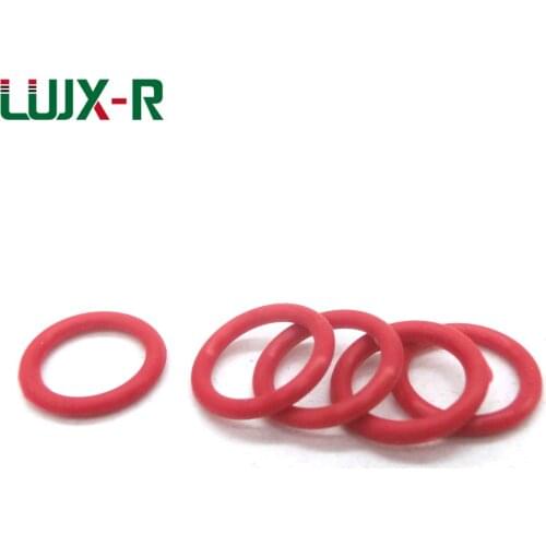 LUJX-R O Ring Seal 1.5mm Red Silicone Gasket Sealing Rings Fitting VMQ O-Ring Washer OD 11/13/16/19/20/22/23mm O Type Ring Seal