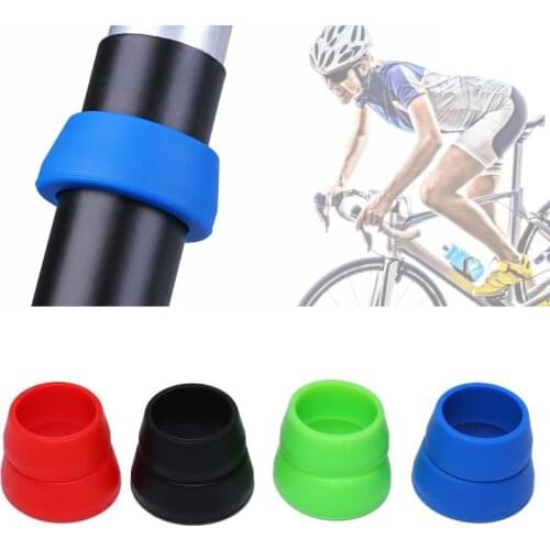 1pcs Mountain Bicycle Road Bike Seat Post Rubber Ring Dust Cover Cycling Silicone Waterproof Protector Bike Seatpost Protector