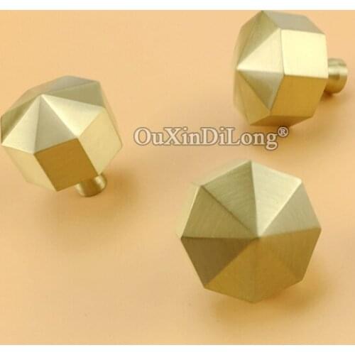 2020 New Arrival 10PCS European Solid Brass Cabinet Pulls Cupboard Wardrobe Drawer Kitchen Cabinet Handles and Knobs