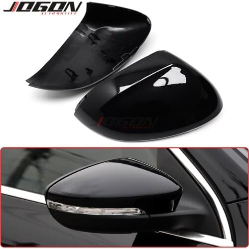 Car Accessories Gloss Black Rear View Mirror Cover Cap Case Replace For VW Volkswagen Passat B8 Variant Arteon 2015-2020