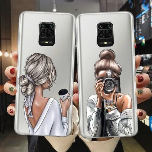 Phone Case For Xiaomi Mi 10T Note 10 Lite For Coque Redmi Note 10S 9S 8 9 10 Pro Max 8T 9C Cover Fashion Women Mom Shell Case