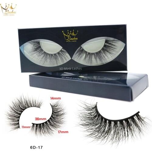 CrownLashes 3D Mink Hair False Eyelashes Natural/Thick Long Eye Lashes Wispy Makeup Beauty Extension Tools