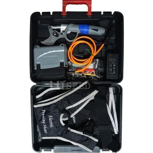 45mm cutting electric pruner, scissors for vineyard orchard, organge olive trees