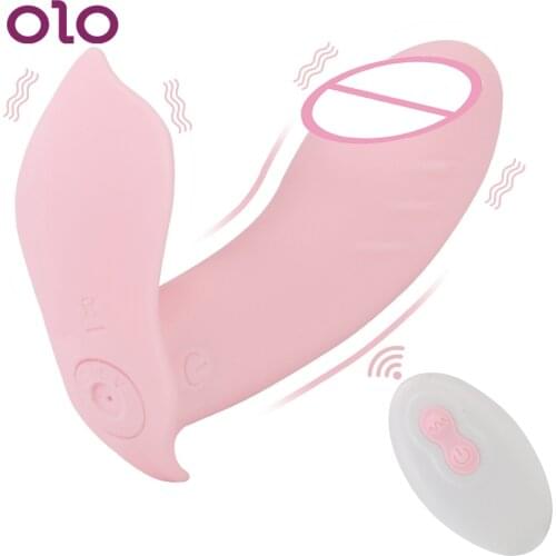 OLO Wearable Dildo Vibrator Female Masturbator Sex Toys for Women Clitoris Stimulator Remote Control Panty G Spot Massager