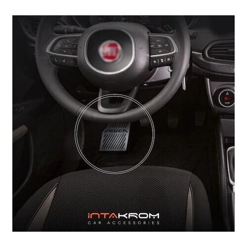 For Fiat Egea Chrome Foot Rest Pedal 2015-2019 Stainless Steel Chromium Styling Accessories Modified Car Designed Makeup