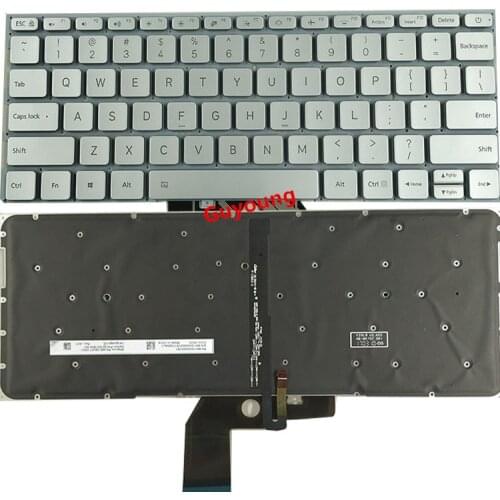 Backlit laptop US Keyboard for Xiaomi MI Air 13.3 inch 9Z.ND7BW.001 MK10000005761 490.09U07.0D01