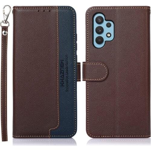 RFID Blocking Leather Flip Case for Samsung Galaxy A32 2021 Luxury Case Wallet Book Shell Samsung A52 A12 A 32 72 SM-A325 A72 4G