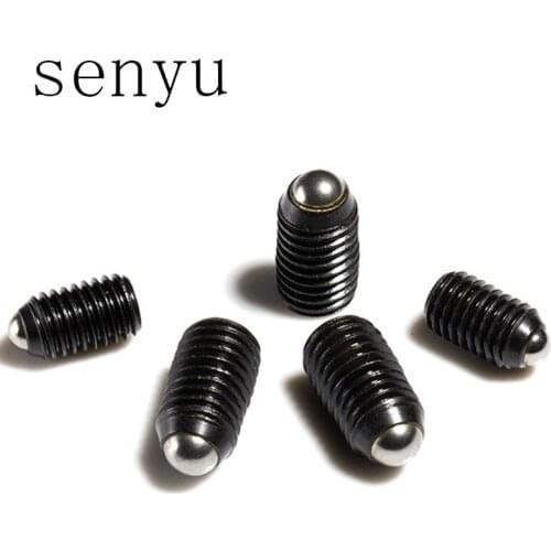 LUCHANG 30pcs M4M5M M8M10M12 12.9 Carbon steel Wave Beads Positioning Beads Aberdeen Screws Ball Tight Set Spring Ball Plunger