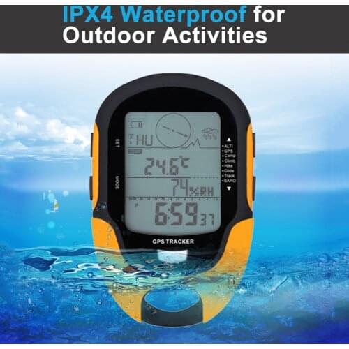 Multifunctional GPS Navigation Receiver Handheld USB Rechargeable Digital Altimeter Barometer For Equipment Outdoor FreeShipping
