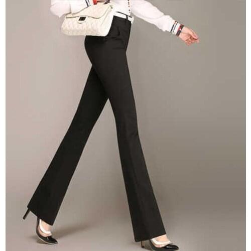 MRMT 2021 Brand New Colorful 10 Colors Micro Flare Pants Thin All-match Pants Womens Trendy OL Commuter Womens Trousers