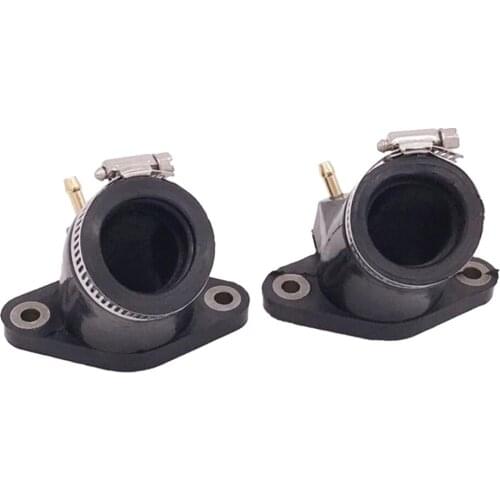 Perfeclan 1 Pair Carburetor Intake Flange Boot for Yamaha V Star XVS650/400