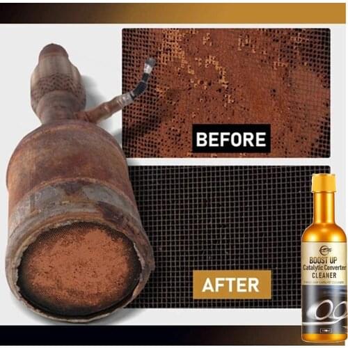 Discount! Wholesale 120ML Boost Up Vehicle Engine Catalytic Converter Cleaner Deep Cleaning Multipurpose Removal Carbon Deposit