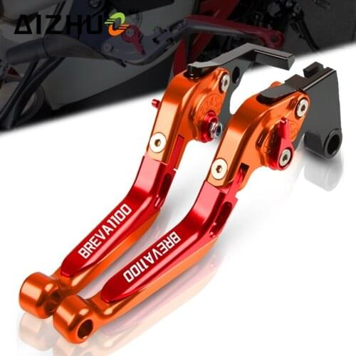 FOR MOTO GUZZI BREVA 1100 2006-2012 2011 2010 2009 Motorcycle CNC Accessories Clutch Brake Levers Folding Extendable Adjustable