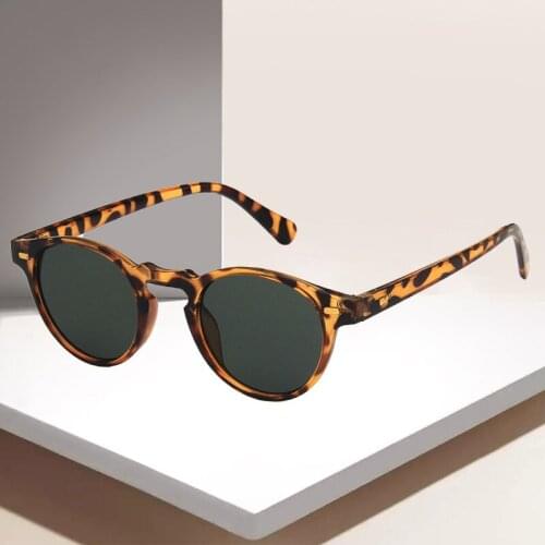 Fashion Round Small Sunglasses Retro Men Eyeglasses Brand Design Women Shades Sun Glasses UV400 Eyewear Oculos De Sol