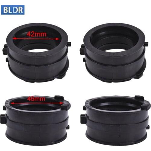 42mm 46mm Carburetor Air Inlet Intake Manifold Pipe Interface Adapter Joint Glue Boot Hose For Honda CBR893 CBR919 CBR 893 919