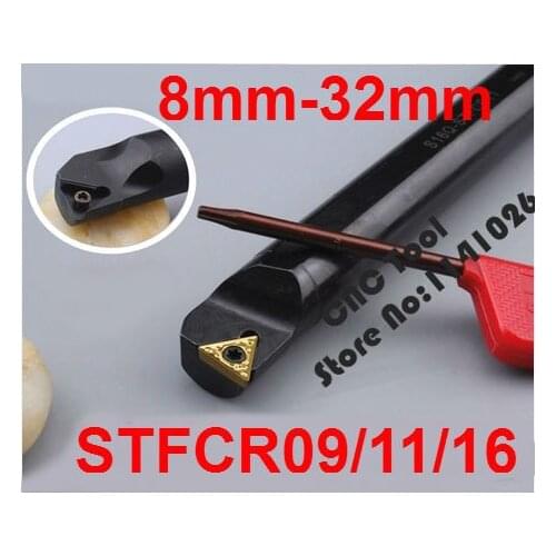 1PCS 8mm 10mm 12mm 14mm 16mm 20mm 25mm 32mm STFCR09 STFCR11 STFCR16 STFCL11 STFCL16 the Right/Left Hand CNC Turning Lathe tools