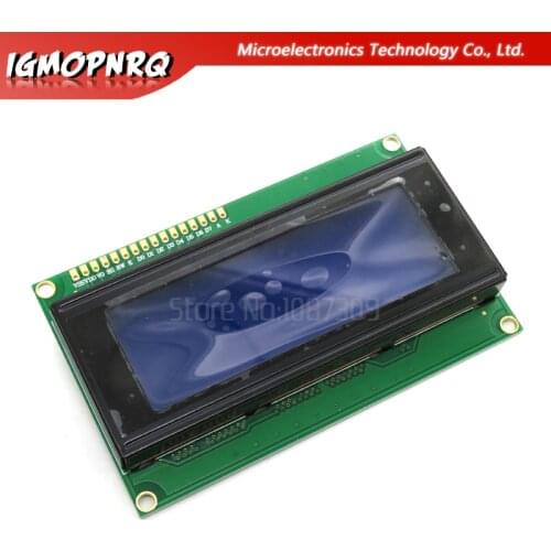 1pcs Electronics LCD Display Monitor LCD2004 2004 20X4 5V Character Blue Backlight Screen And IIC I2C for arduino