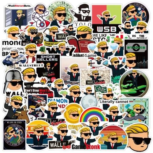 50/100Pcs/set Cartoon Anime Stickers For Kids Toy Bicycle Motorcycle Skateboard Laptop Waterproof DIY Decals Classic Kids Toy