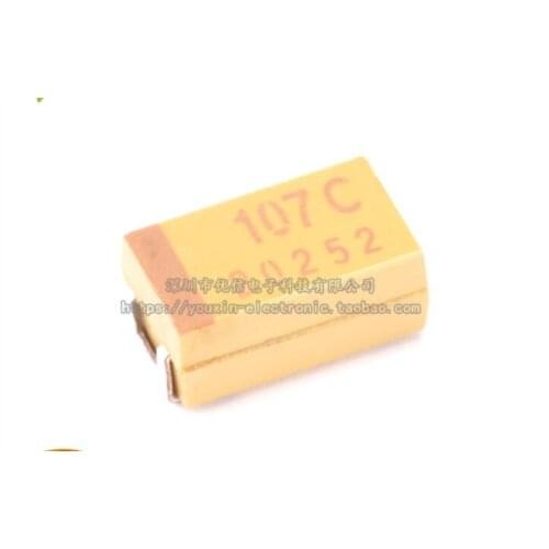6032C type 6.3V 10V 16V 25V 35V 4.7UF 10UF 22UF 33UF 47UF 68UF 100UF 220UF 330UF 10% SMD/Chip Tantalum Capacitors AVX original