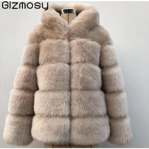 Gizmosy Artificial Fur Coats