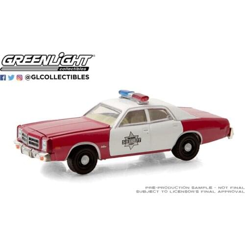 Green Light 1:64 1977 Dodge Monaco boutique alloy car toys for children kids toys Model original box