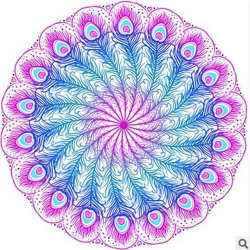 India Elephant Tapestry Flower Lotus Print Mandala Wall Hanging Bohemia Beach Cappa Mat Bedspread Gypsy Yoga Mat Blanket