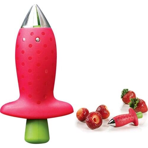 Strawberry Huller Cherry Tomato Hole Fruit Leaf Remover Remove Tool Vegetable Cutter Tableware kitchen gadgets accessories