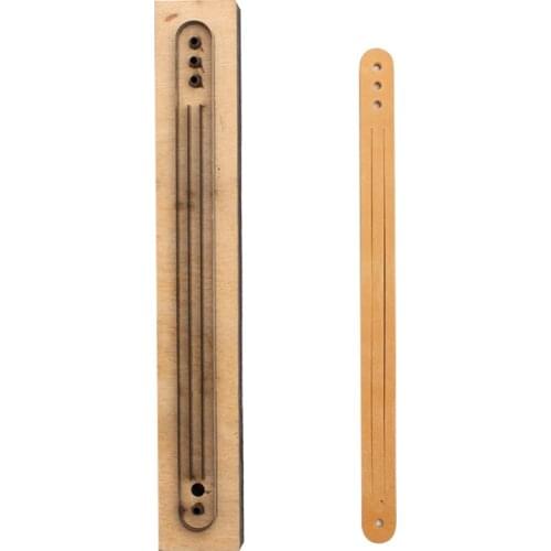Creative Bracelet Wooden Punching Die Handcraft Pendant Template Bracelet Stencil DIY Leather Tool Cutting Mould