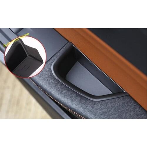 Lapetus Plastic Front Door Armrest Secondary Storage Box Container Phone Holder For Alfa Romeo Giulia 2016 - 2020 Accessories