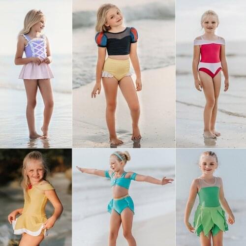 Детские слитные купальники MUABABY China At AliExpress