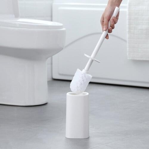 Soft hair toilet brush Floor type toilet cleaning brush WC bathroom accessories set household goods
