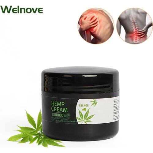 30g Soft Natural Anti-Inflammation Hemp Cream For Neck Pain Balm Ointment Pain Relief Relieve Muscle Relief Green Hemp Balm