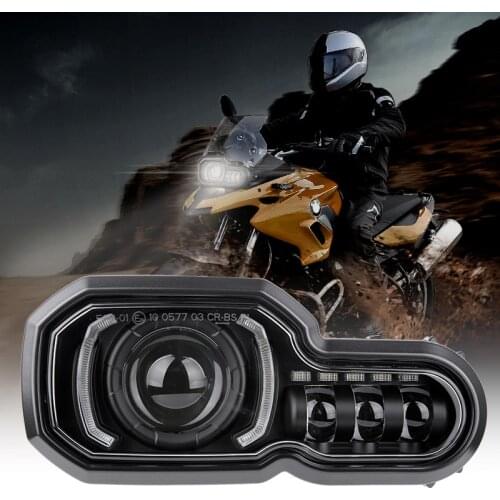 New E9-mark Headlights For BMW F800GS F800R F 650 700 800 GS F 800GS ADV Adventure Complete LED Projector Headlight Assembly