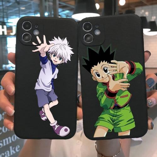 Japan Anime hunter x hunter killua Cartoon Phone Case For iPhone 12 Pro Max XR 11 PRO MAX XS MAX 6s 7 Plus Soft TPU shell Cover
