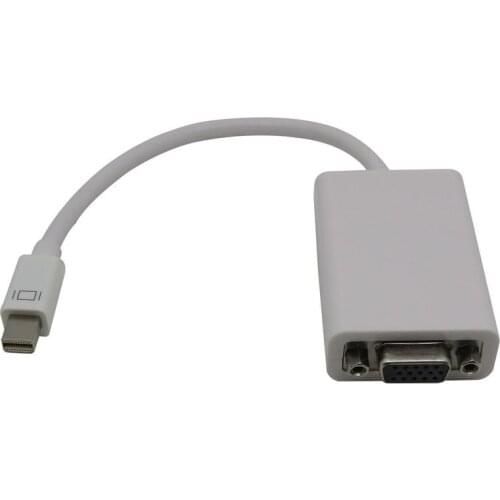 Thunderbolt Mini DP to VGA Adapter Converter Cable for M PC converter adapter for PC Tv box Computer TV Display Phone