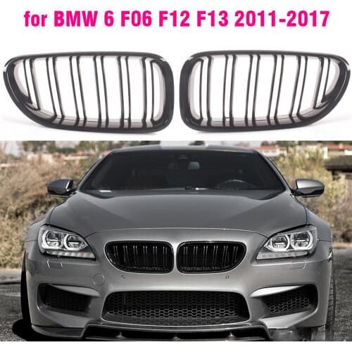 Gloss Black Front Bumper Kidney Grill Grilles for BMW M6 640i 650i F06 F12 F13 2012 2013 2014 2015 2016 2017
