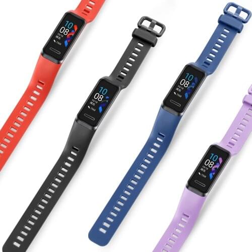 Silicone Wrist Strap For Huawei Band 4 Standard Version Smart Wristband Sport Bracelet Band honor band 5i Correa Watchband