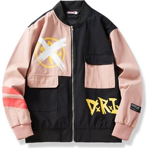 New Patchwork Men Bomber Jacket Male Casual Slim Windbreaker Fashion Outwear Thin Hooded Brand Top Coat Spring Autumn Clothing